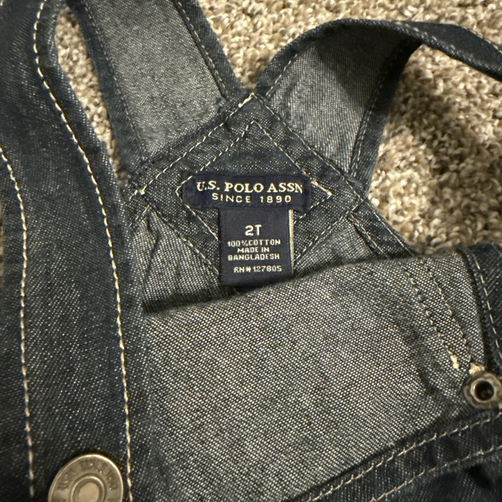 US Polo Assn. 2T‎ little girls overall dress/skirt - Picture 5 of 5